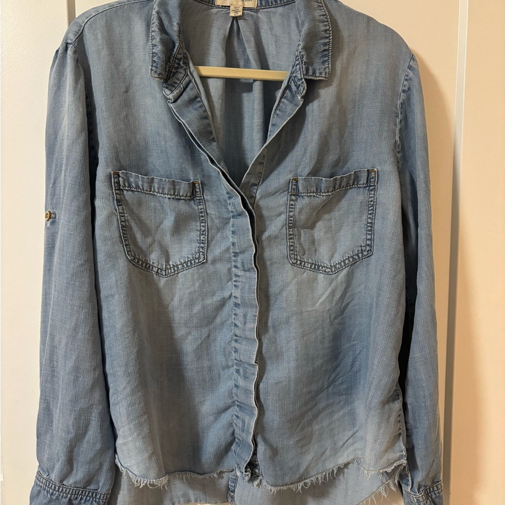 Cloth & Stone Sky Blue Top